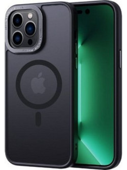 COMMA JOY ELEGANT METAL FRAME ANTI-SHOCK CASE IPHONE 14 PLUS - GRAY