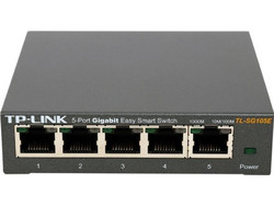TP-Link TL-SG105E V2 Unmanaged L2 Switch με 5 Θύρες Ethernet 1Gbps