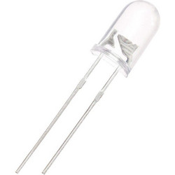 10Pcs F3 5MM White Color White Light Round Superbright LED