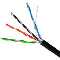 Καλώδιο U/UTP LDPE 4X2XAWG24 Cat5e SL200 Εξωτερικού Χώρου Μονόκλωνο - 11109014