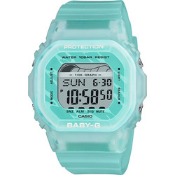 Casio G-Shock Ψηφιακό Γυναικείο Ρολόι Χρονογράφος με Γαλάζιο Καουτσούκ Λουράκι BLX-565S-2ER