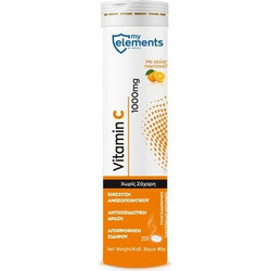 My Elements Vitamin C 1000mg Orange 20 Αναβράζοντα Δισκία