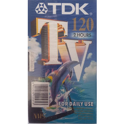 ΚΑΣΕΤΑ ΒΙΝΤΕΟ VHS TDK ΔΙΑΡΚΕΙΑΣ 120 ΛΕΠΤΩΝ