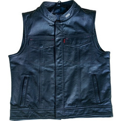 13 1/2 Δερμάτινο γιλέκο μοτοσυκλέτας Night Rider Leather vest