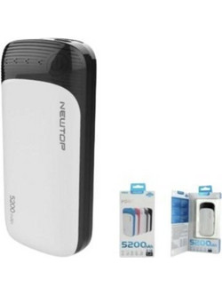 Newtop PB18 Power Bank 5200mAh White Black