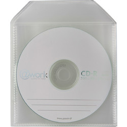 Q-Connect Θήκη CD/DVD Ανταλλακτική 50 τεμ. Διαφανής