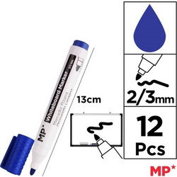 Μαρκαδόρος ασπροπίνακα MP μπλέ 2/3mm PE487A-S