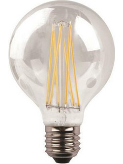 Λάμπα LED G125 Eurolamp (147-78472) για ντουί E27, 11W, 3000Κ, Θερμό Λευκό 147-78472