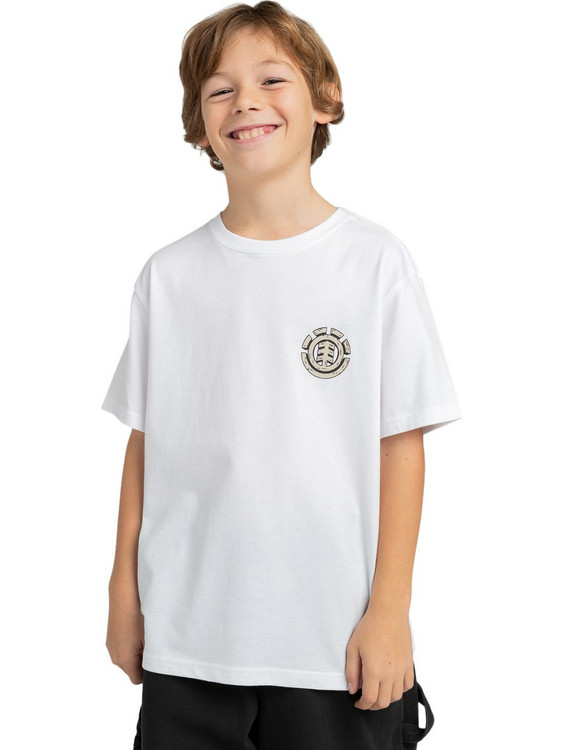 Element Παιδικό T-Shirt Κοντομάνικο Λευκό ELBZT0013400-WBB0
