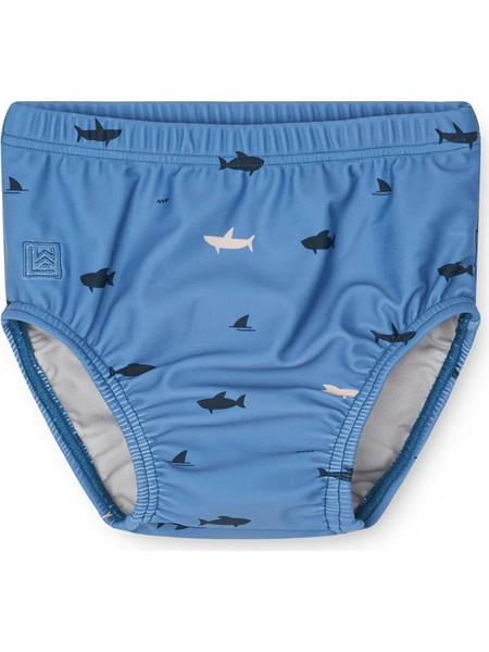 Liewood Shark Riverside Βρεφικό Μαγιό Σλιπ για Αγόρι Μπλε LW17590-1034