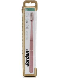 Jordan Οδοντόβουρτσα Green Clean Soft Ροζ