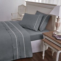 SB Home Σεντόνι Υπέρδιπλο Βαμβακοσατέν 240x280 Colori Elephant