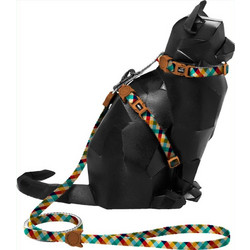 Zee-Dog Phantom Σαμαράκι για Γάτες 15-30x26-41cm και Οδηγός Περιπάτου 120x1cm Κωδικός: 31302124