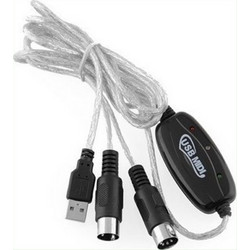 Midi Interface Usb to MIDI Keyboard Interface σε Μαύρο Χρώμα Κωδικός: 12587373