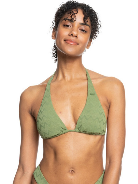 Roxy Current Coolness Bikini Top Τριγωνάκι Πράσινο ERJX304941-GNG0