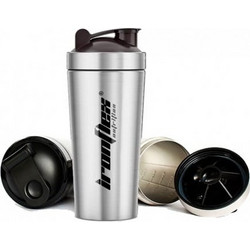 IronFlex Steel Shaker (750 ml) - Silver