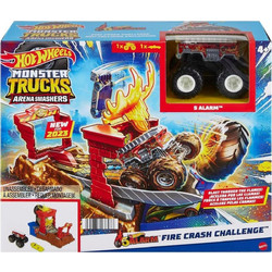 Mattel Hot Wheels Monster Trucks Arena Smashers 5-Alarm Rescue