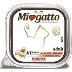Morando Miogatto Adult with Salmon & Shrimps 100gr