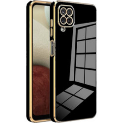 Bodycell Gold Plated Back Cover Black (Samsung Galaxy A22)