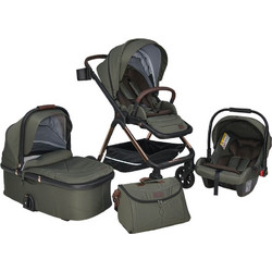 Bebe Stars Nammas Καρότσι Μωρού 3 σε 1 Olive