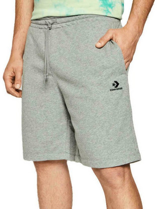 Converse Emb Ft Αθλητική Ανδρική Βερμούδα Γκρι 10020349-A04