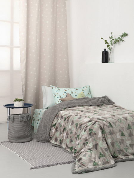Κουβερτα Ημιδιπλη 160X220 Blake Grey - Palamaiki Home
