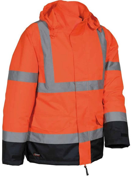 Αδιάβροχο Αντανακλαστικό Παρκά Cofra Namsos orange/navy