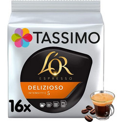 Tassimo Κάψουλες Espresso L'Or Delizioso Συμβατές με Μηχανή Tassimo 16τμχ