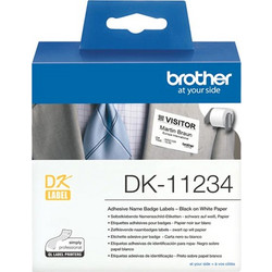 Brother 260 Αυτοκόλλητες Ετικέτες σε Ρολό για Εκτυπωτή Ετικετών 60x86mm