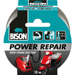 BISON - Power Repair Ταινία Ασημί 10m (26196)