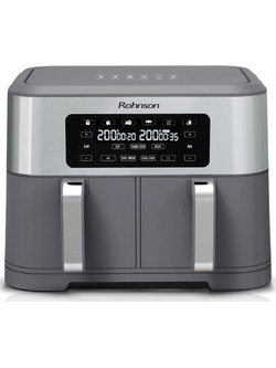 Rohnson R-2844 Air Fryer 8.5lt με Διπλό Κάδο