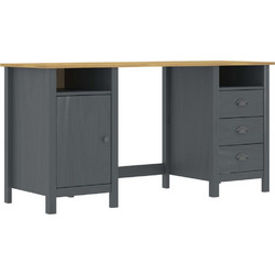 vidaXL Hill Range Γραφείο Μασίφ Ξύλο 150x50x74cm 289001