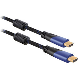 S-Link Καλώδιο HDMI Braided HDMI Male to HDMI Male 5m Black / Blue