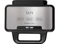 Izzy XL IZ-2018 Τοστιέρα Γκριλιέρα με Αποσπώμενες Πλάκες για 2 Τοστ 1000W