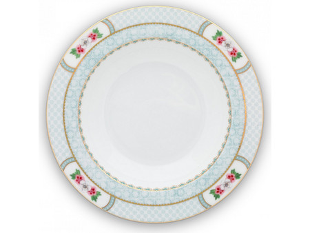 Pip Studio Πιάτο Βαθύ Πορσελάνης Blushing Birds White 27cm 51001203