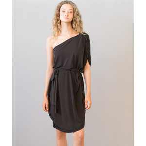 Collectiva Noir Hanane Mini Καλοκαιρινό Φόρεμα Μαύρο CNB16WA23CPR