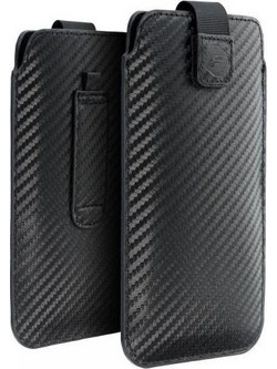 Θήκη κινητού Forcell Pocket Carbon Size 12 Universal 6.7
