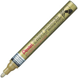 Pentel Μαρκαδόρος Λαδιού Χρυσός Medium (MMP10X)