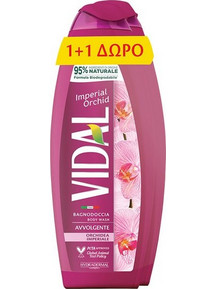 Vidal Imperial Orchid Αφρόλουτρο σε Gel 2x750ml
