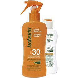 Babaria Sunscreen Spray SPF30 200ml & After Sunbathing Balm 100ml