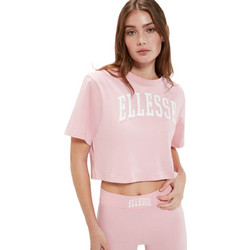 Ellesse Lanetto Γυναικείο Αθλητικό Crop Top Ροζ SGR17855-808