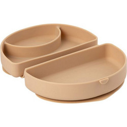 Miniware Des.14 Silifold Πιάτο Σιλικόνης με Βεντούζα Caramel