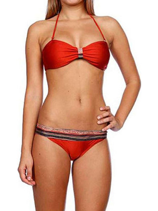 Insight Bikini Set Strapless Κόκκινο 2H6102