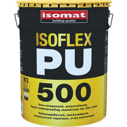 Isomat Isoflex-PU 540 Ελαστομερές Επαλειφόμενο Πολυουρεθανικό Στεγανωτικό Ταράτσας & Πλακιδίων Γκρι 25kg