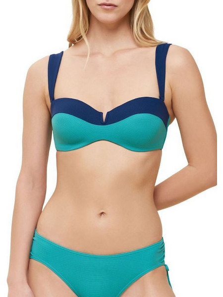 Triumph Bikini Top Μπουστάκι με Ενίσχυση Τιρκουάζ 10214513-00YA