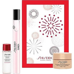 Shiseido Benefiance Ginza Eau de Parfum 10ml + Overnight Wrinkle Cream 30ml + Softener 30ml