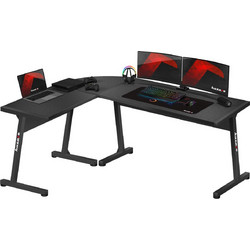 Huzaro Hero 6.0 Γωνιακό Gaming Γραφείο Μεταλλικό Black