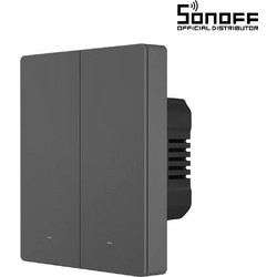 GloboStar(R) 80088 SONOFF M5-2C-80 SwitchMan Mechanical Smart Switch WiFi & Bluetooth AC 100-240V Max 10A 2200W (5A/Way) 2 Way