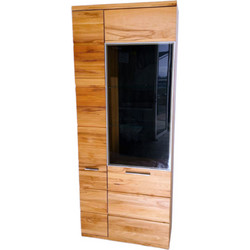 MDF Σύνθετο Βιτρίνα με Γυαλί VITO WISA 80x204x38cm