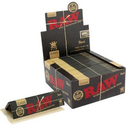 Raw Classic Black King Size Slim Χαρτάκια + Tips